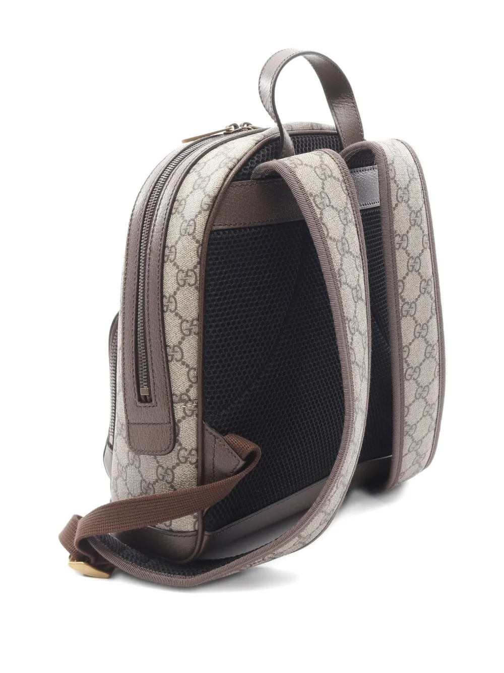 Pre-owned Gucci 2020s Ophidia Gg Supreme Backpack In Brown