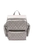 CHANEL Pre-Owned 2016-2017 matelassé rucksack backpack - Grey