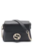 Gucci Pre-Owned 2010s Interlocking G shoulder bag - Black