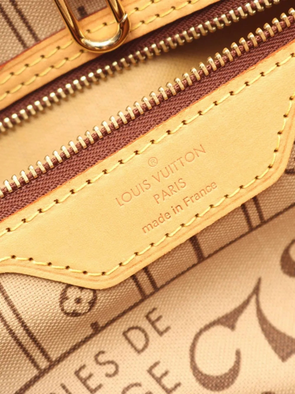Pre-owned Louis Vuitton 2008 Monogram Neverfull Tote Bag In Brown
