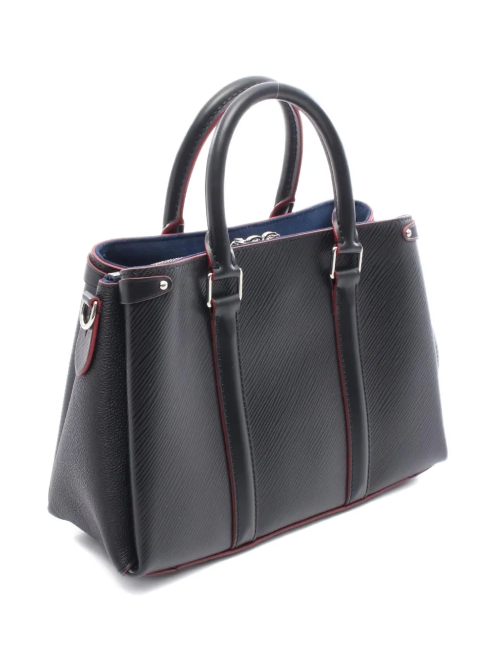 Pre-owned Louis Vuitton 2019 Soufflot Nv Bb Handbag In Black