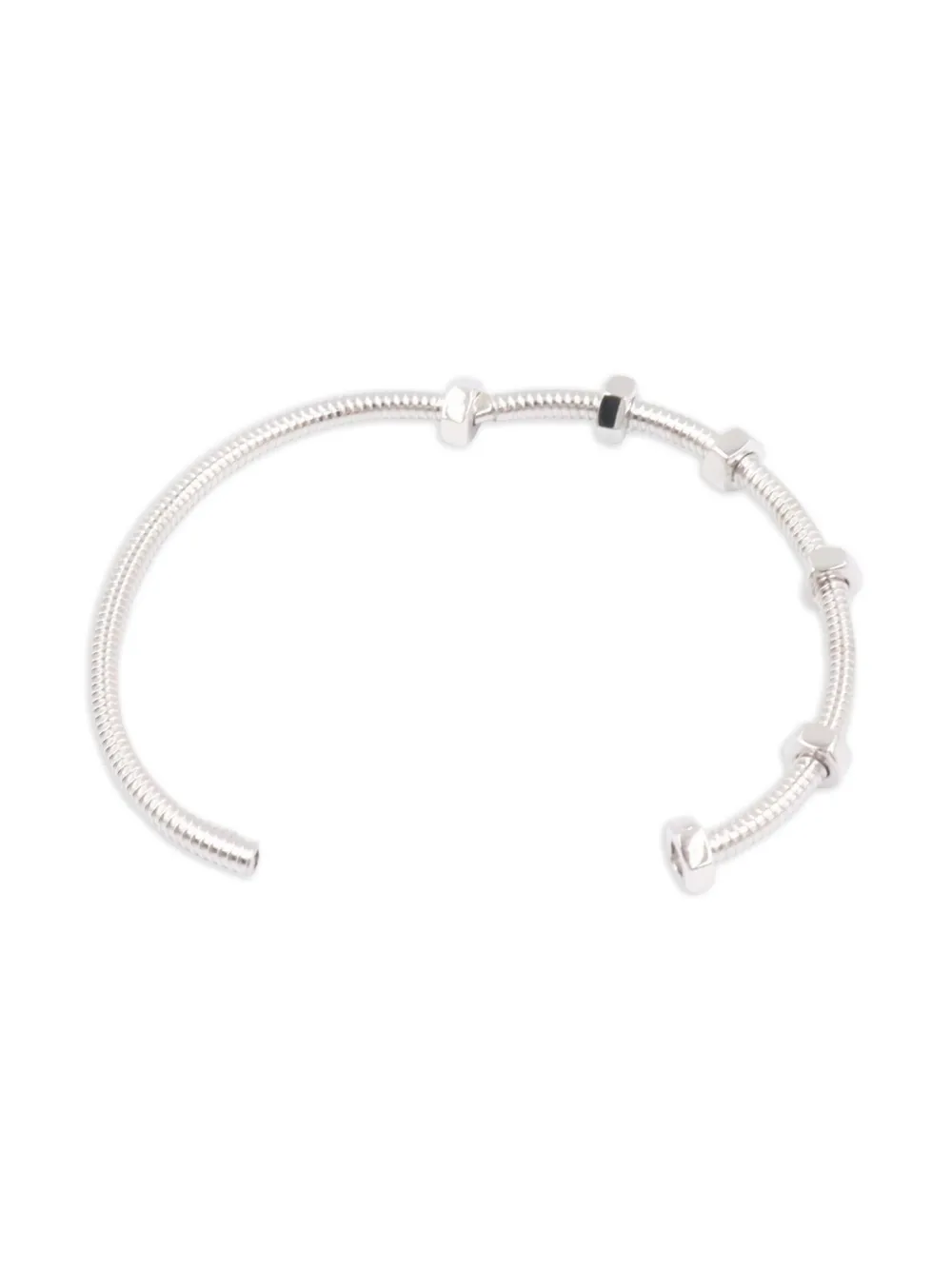 Pre-owned Cartier 2010 18kt White Gold Ecru De  Bracelet In Silver