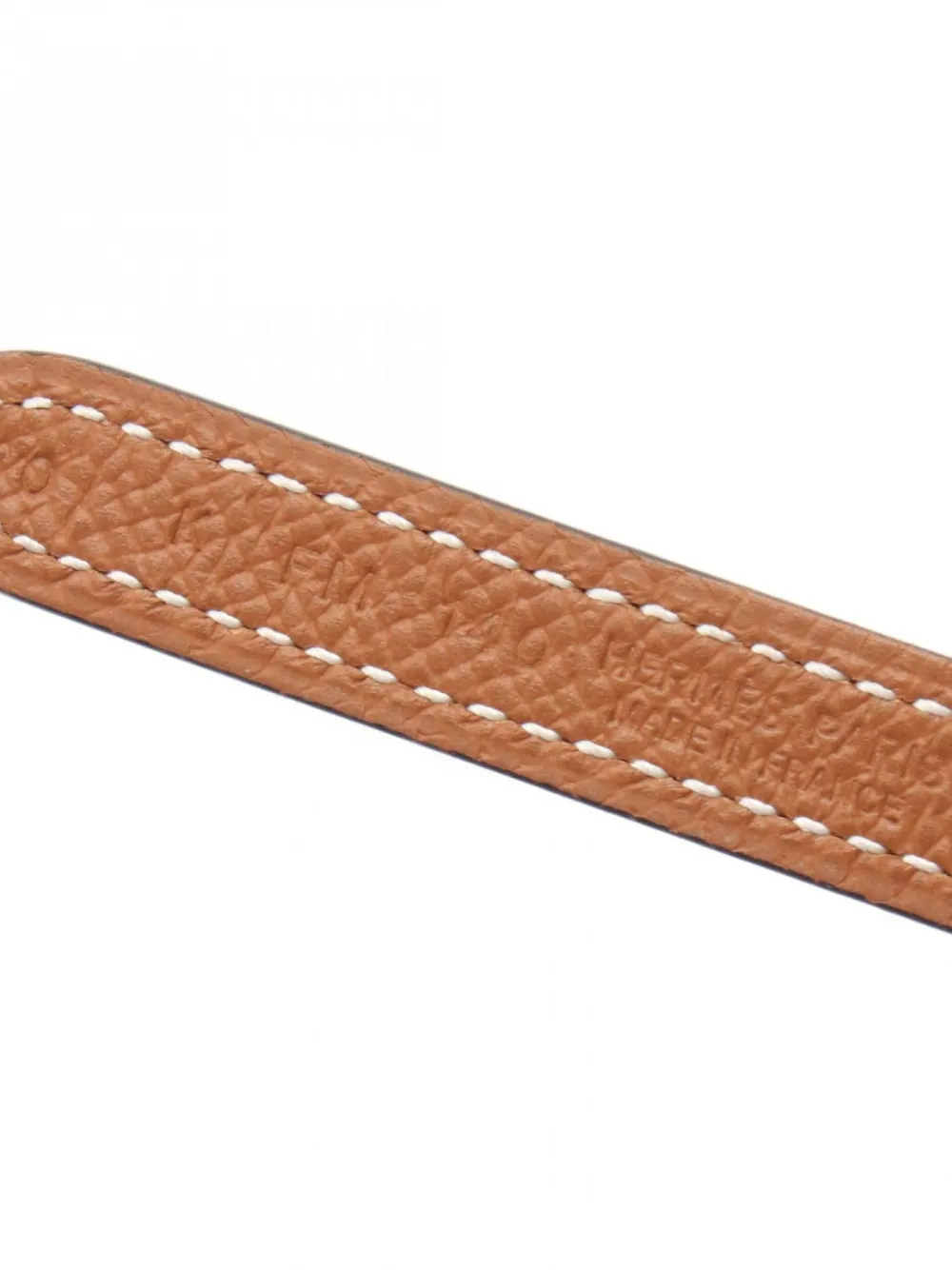 Pre-owned Hermes 2025 Constance Belt In Brown