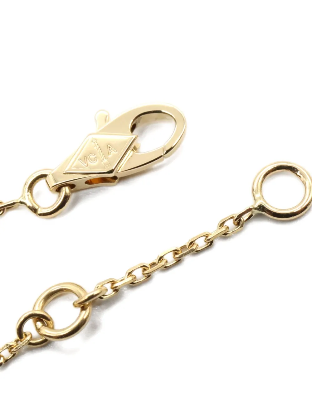 Pre-owned Van Cleef & Arpels 2010s Sweet Alhambra Papillon Bracelet In Gold