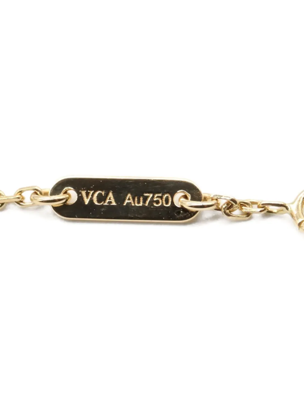 Pre-owned Van Cleef & Arpels 2010s Sweet Alhambra Papillon Bracelet In Gold
