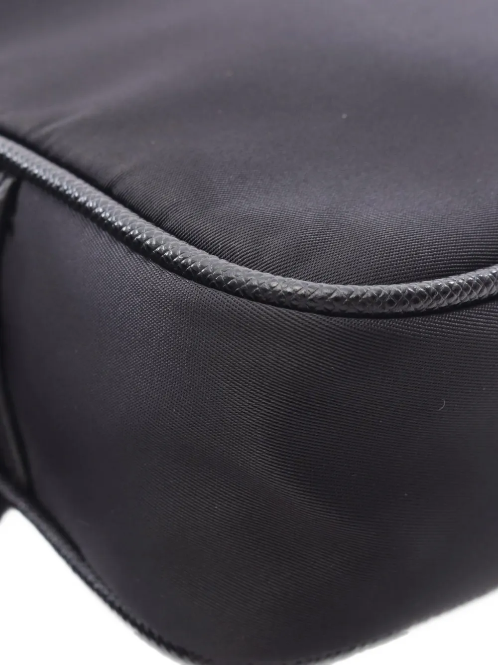 Pre-owned Prada 2010s Tessuto Saffiano Shoulder Bag In Black