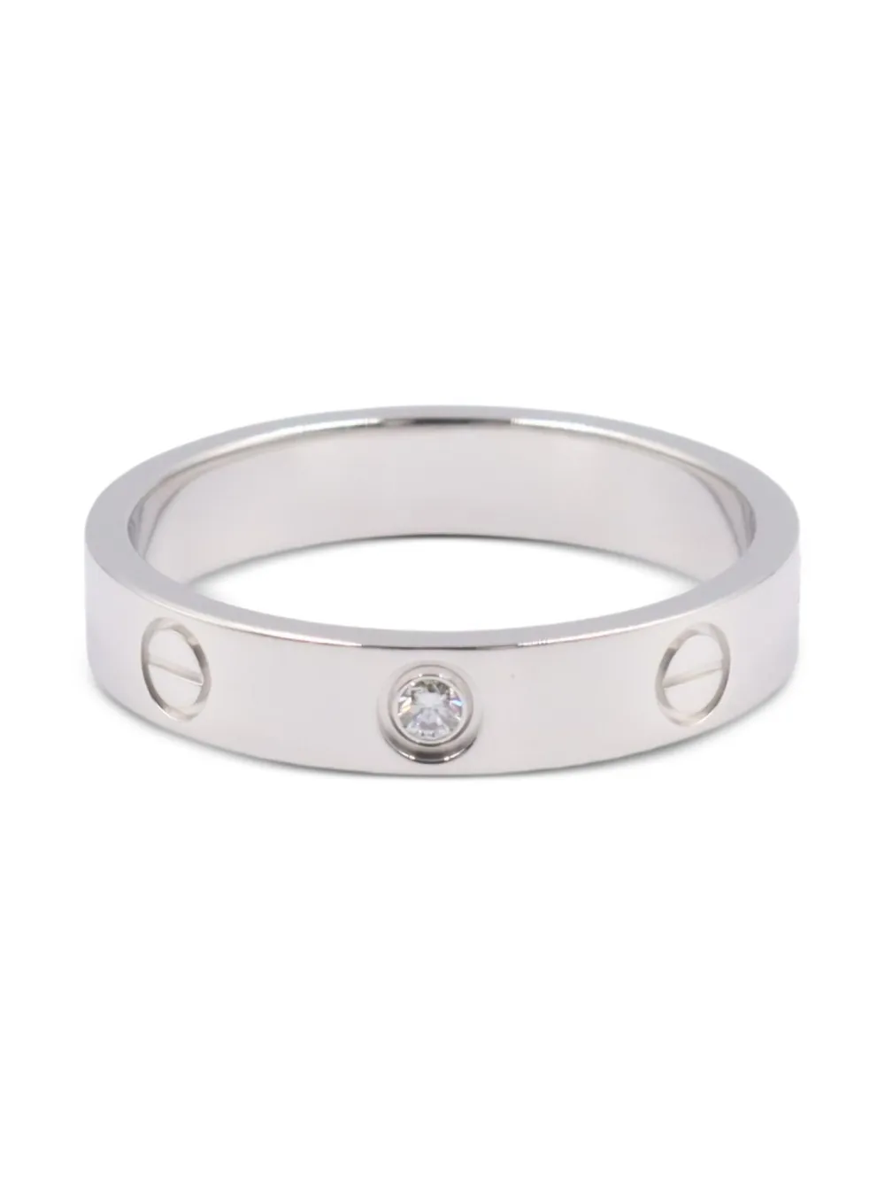 Cartier 2010s Love ダイヤモンド リング 18Kホワイトゴールド - シルバートーン Cartier 2010s Love ダイヤモンド リング 18Kホワイトゴールド - シルバートーン