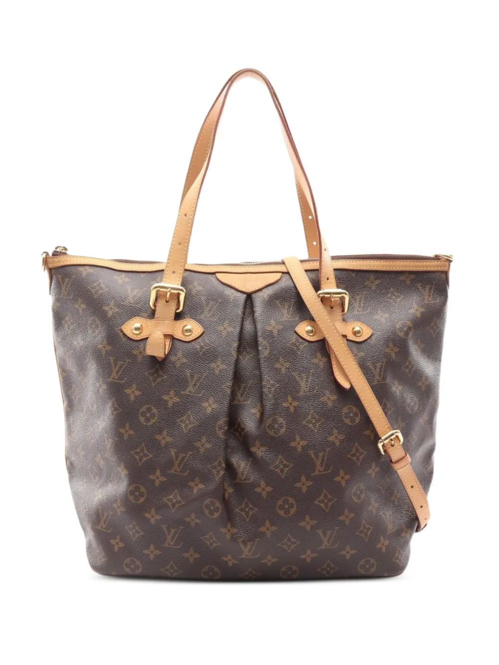 Louis Vuitton Pre-Owned 2010s モノグラム パレルモ ショルダーバッグ - ブラウン Louis Vuitton Pre-Owned 2010s モノグラム パレルモ ショルダーバッグ - ブラウン