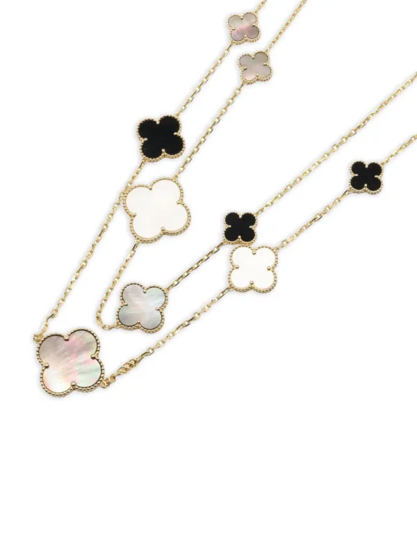 Van Cleef & Arpels Pre-Owned 2010s オニキス アルハンブラ