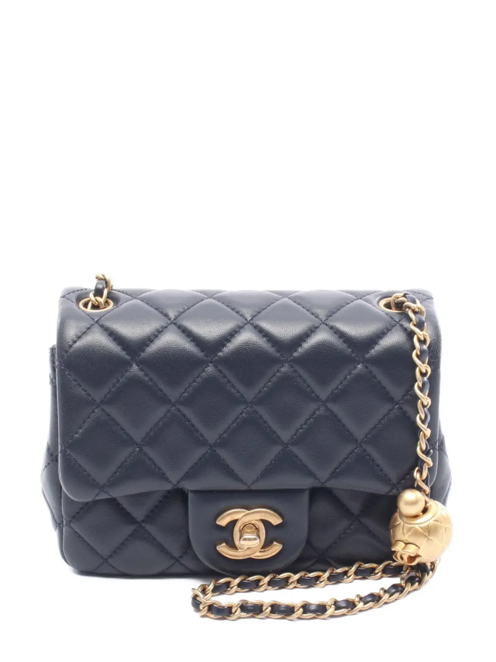 CHANEL Pre-Owned 2019 quilted chain bag | Blue | Image 1