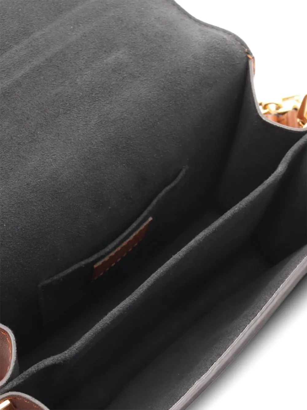 Pre-owned Louis Vuitton 2020 Dauphine Monogram Reverse Mini Shoulder Bag In Brown