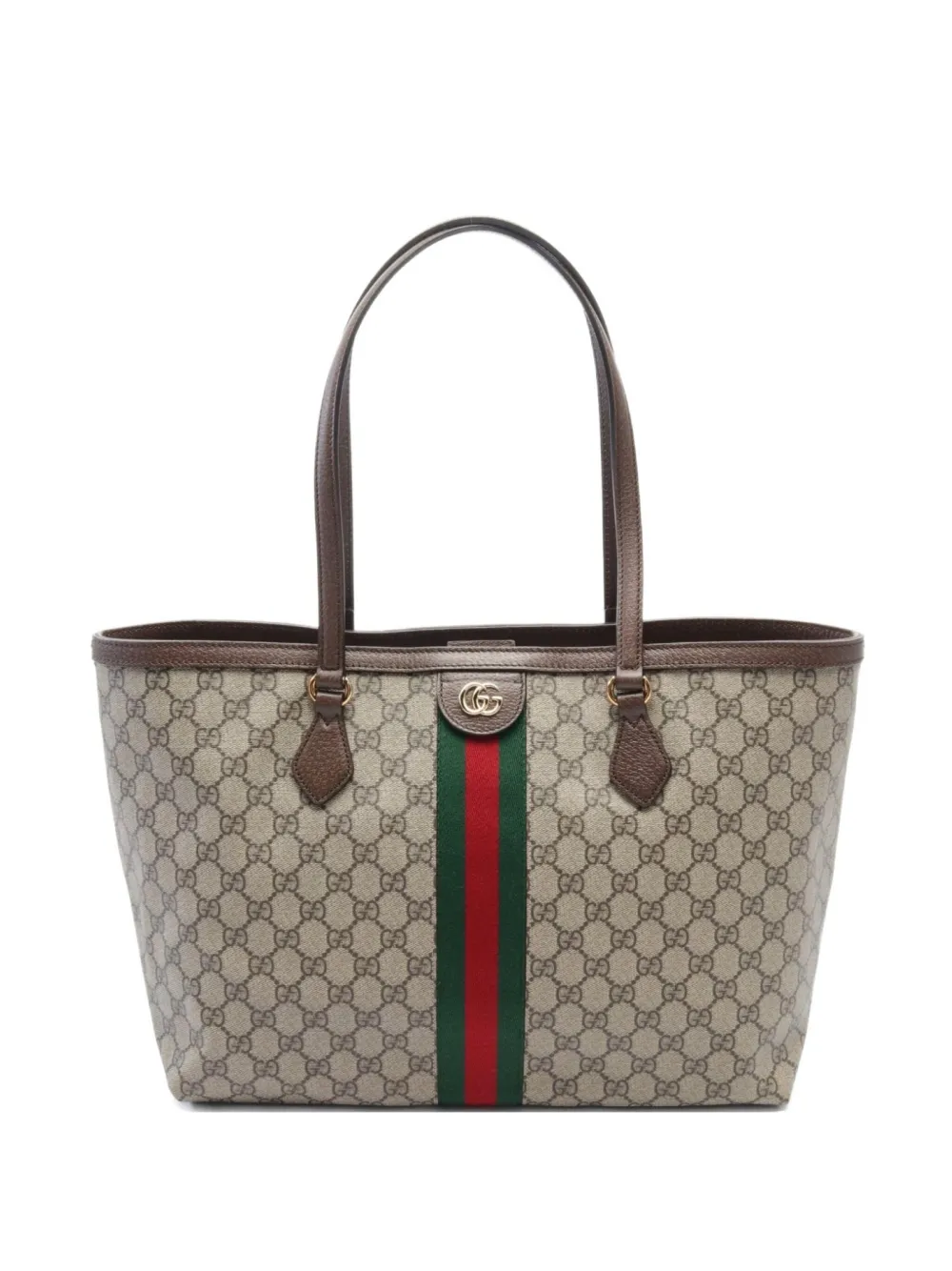 Gucci Pre-Owned 2020s medium GG Supreme tote bag | Brown | Image 1