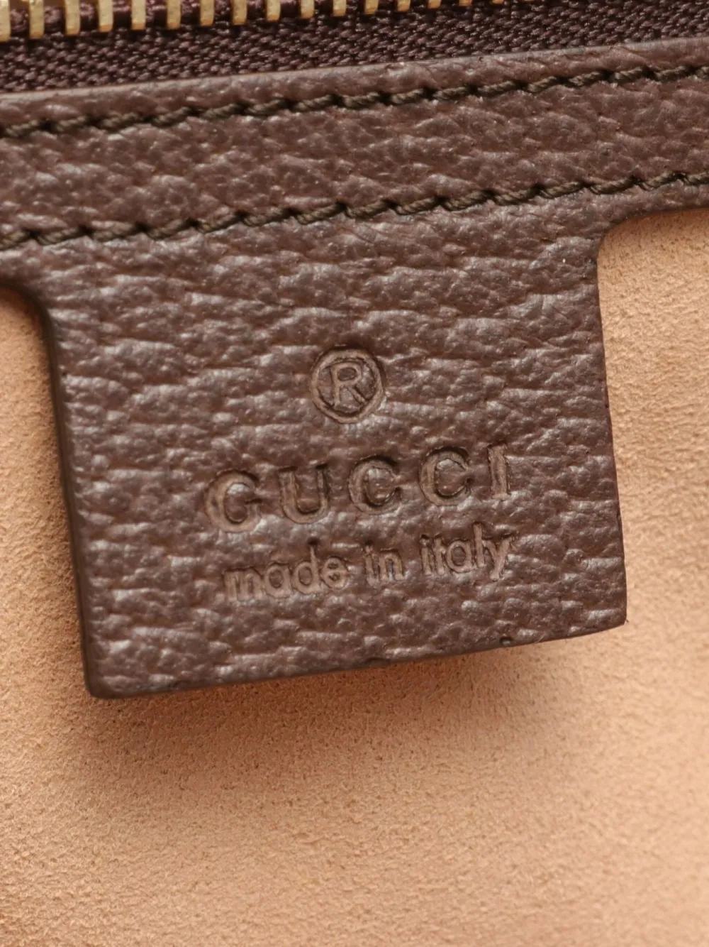 Pre-owned Gucci 2020s Medium Gg Supreme Tote Bag In Brown