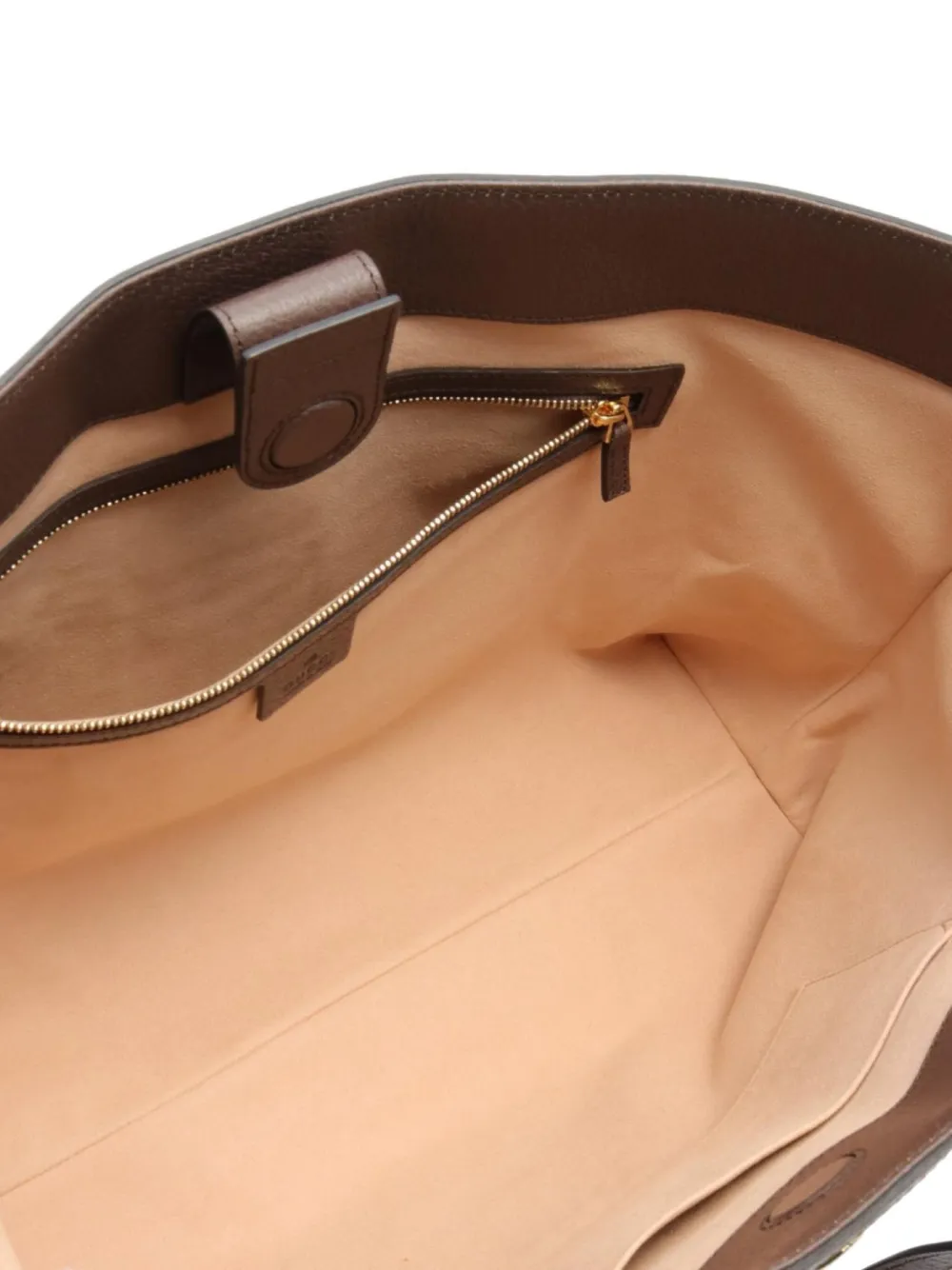 Pre-owned Gucci 2020s Medium Gg Supreme Tote Bag In Brown