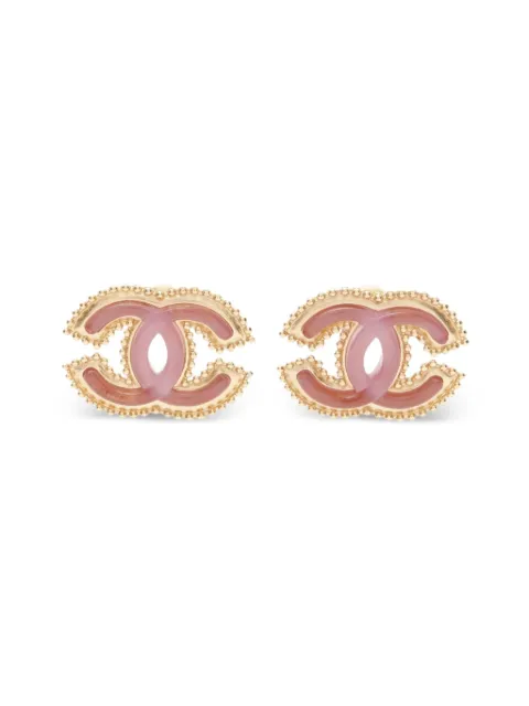 CHANEL Pre-Owned 1986-1988 Coco-mark earrings