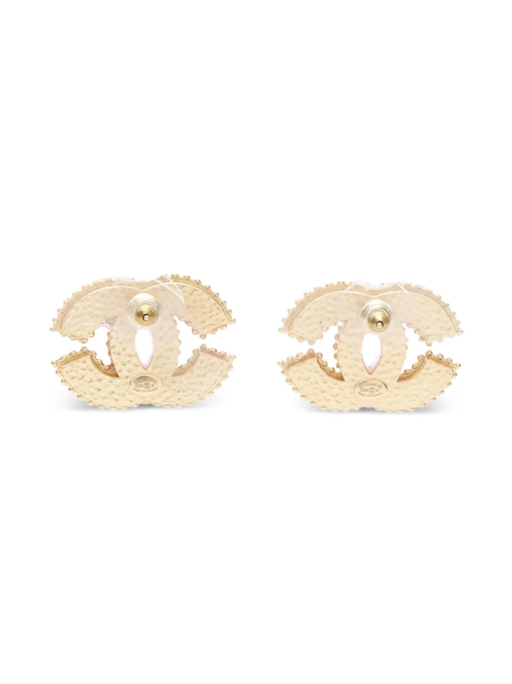 CHANEL Pre-Owned 1986-1988 Coco-mark earrings | Image 2