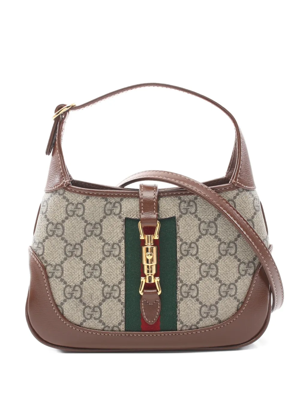 Gucci Pre-Owned 1920s Jackie GG Supreme handbag | Neutrals | Image 1