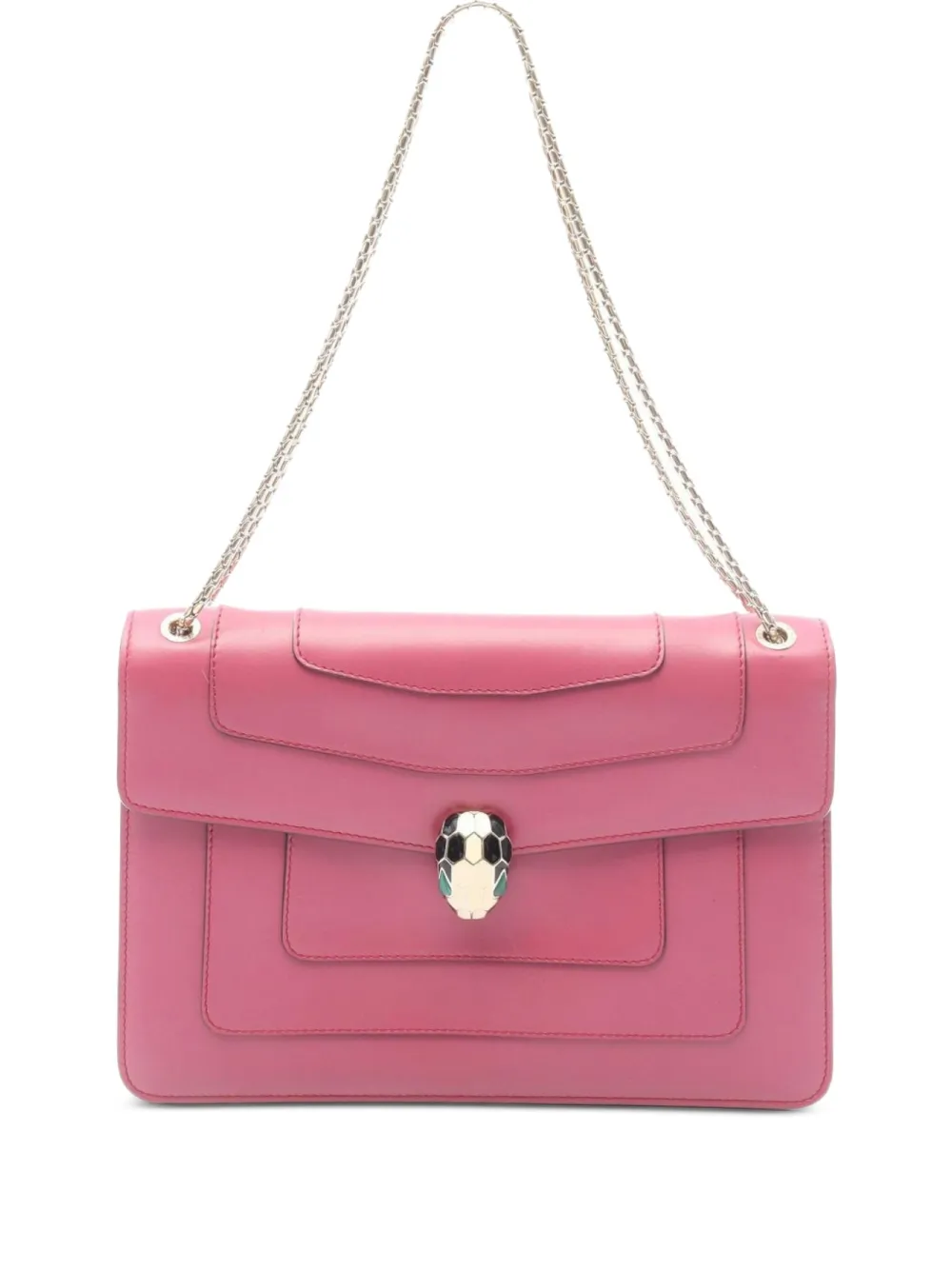 Bvlgari Pre-Owned 2010s Serpenti Forever chain shoulder bag | Pink | Image 1
