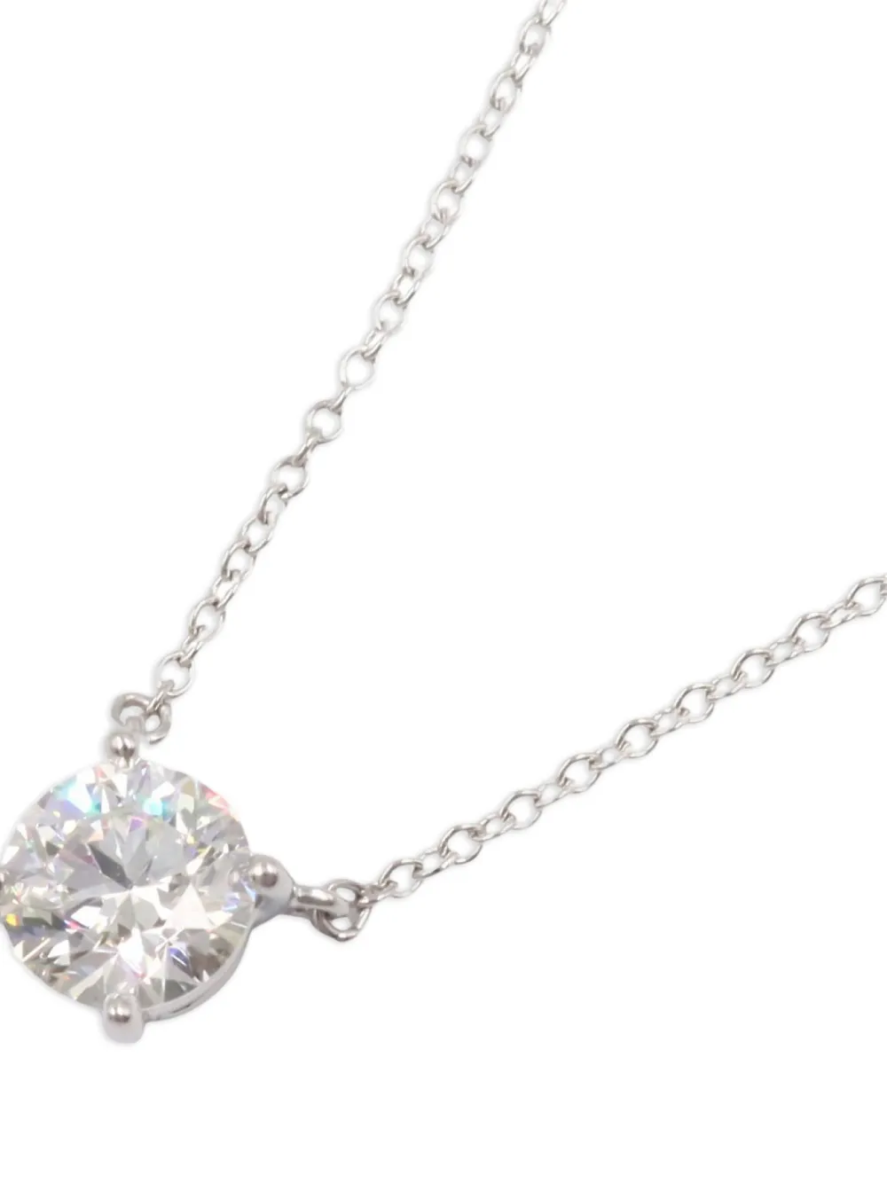 Tiffany & Co. Pre-Owned 2010s solitaire diamond necklace | Image 2