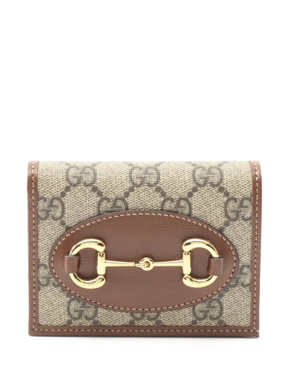 Gucci Pre-Owned 2020s ホースビット 1955 財布 - ブラウン Gucci Pre-Owned 2020s ホースビット 1955 財布 - ブラウン