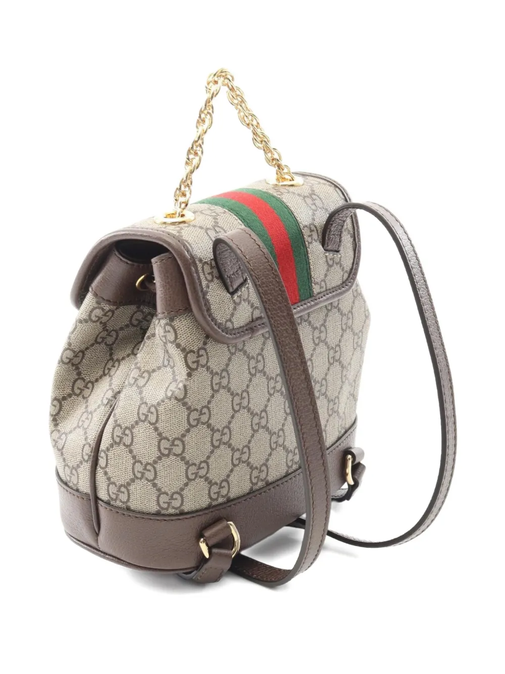 Pre-owned Gucci 2020s Gg Supreme Mini Backpack In Neutral