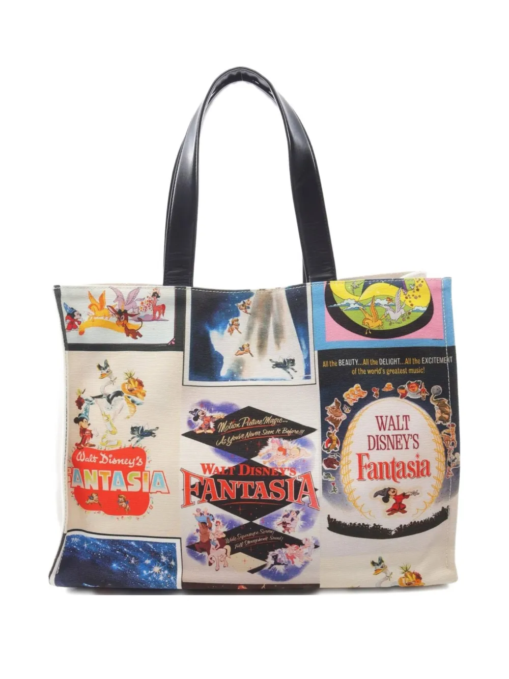 Pre-owned Stella Mccartney X Disney 2000s Fantasia-print Tote Bag In White