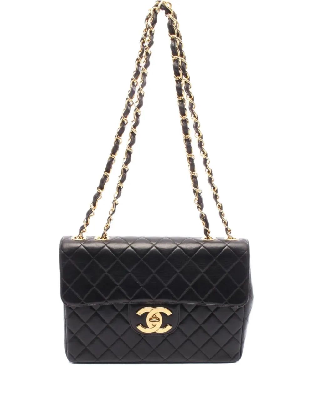 CHANEL Pre-Owned 1990s matelassé chain shoulder bag | Black | Image 1