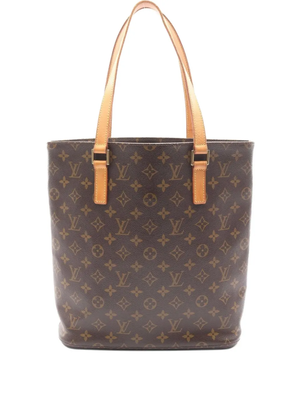 Pre-owned Louis Vuitton 2002 Vivian Gm Monogram Shoulder Bag In Brown