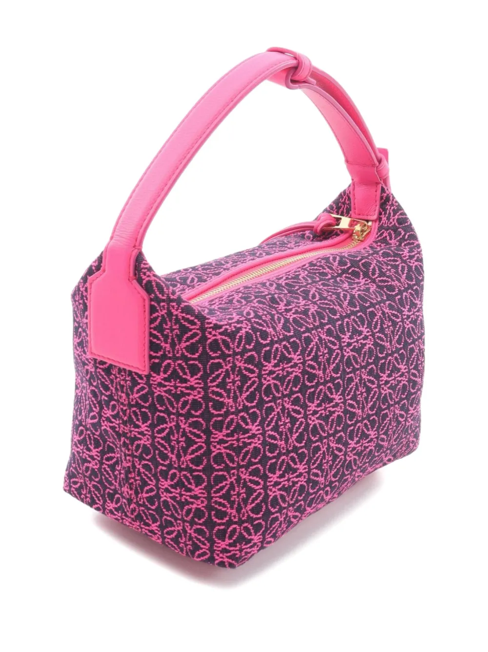 Pre-owned Loewe 2010s Anagram Cuby Bag In Pink