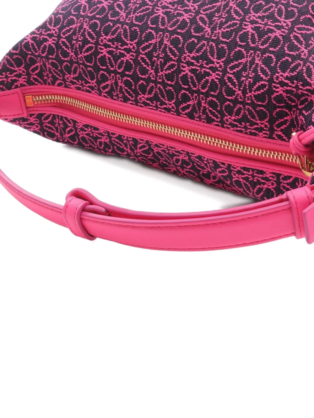 Pre-owned Loewe 2010s Anagram Cuby Bag In Pink