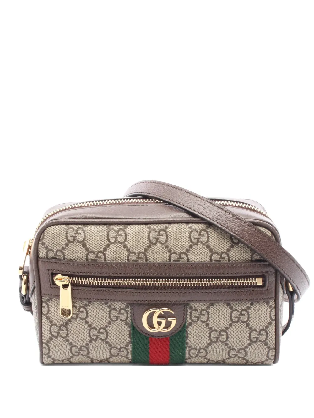 Gucci Pre-Owned 2020s GG Supreme mini shoulder bag | Neutrals | Image 1