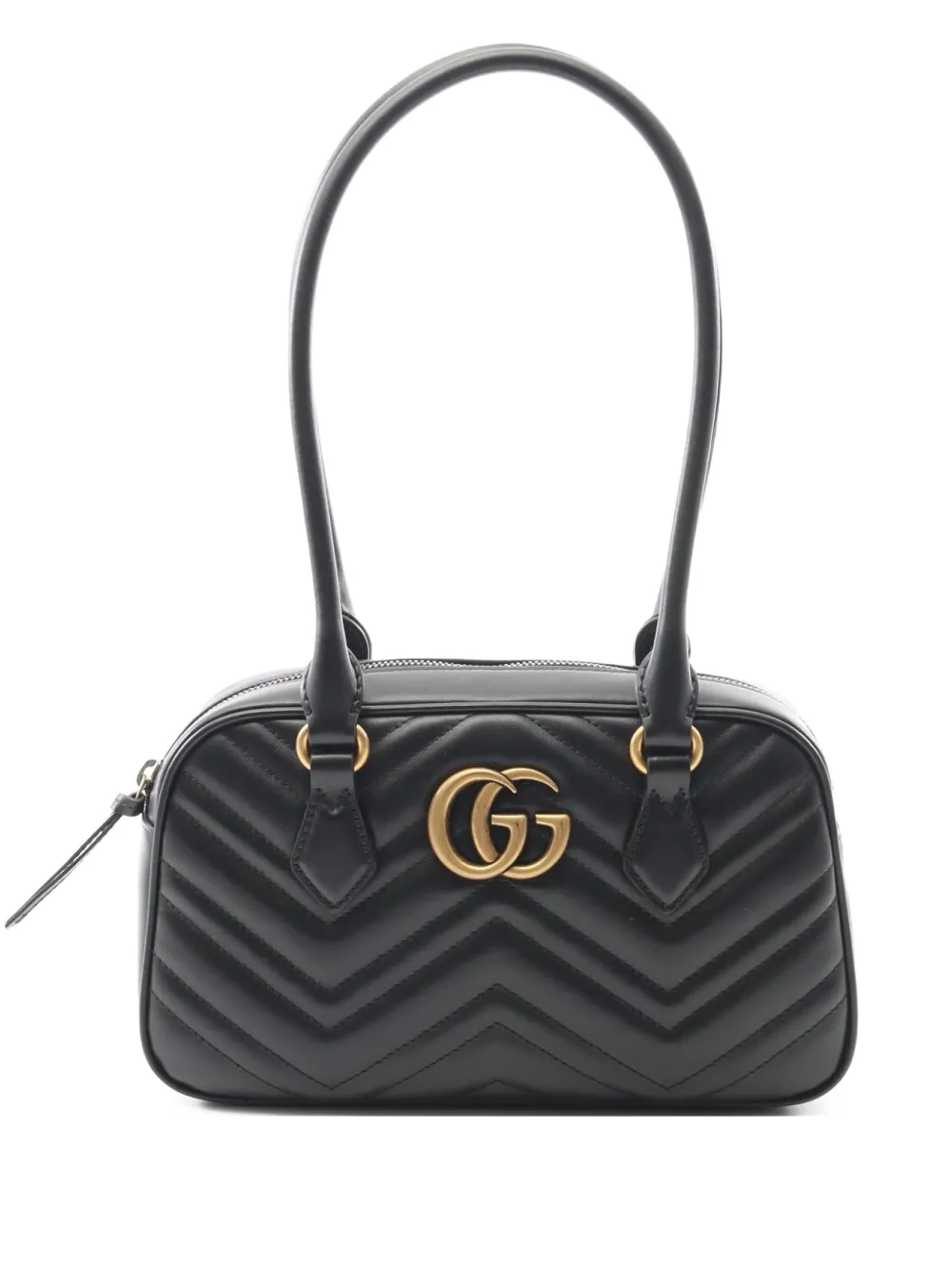 Gucci Pre-Owned 2020s small GG Marmont quilted tote bag | Black | Image 1