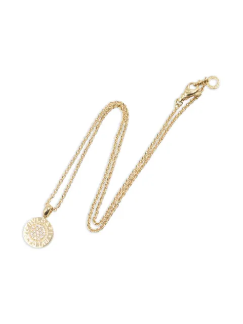 Bvlgari Pre-Owned collar en oro amarillo de 18kt con diamante
