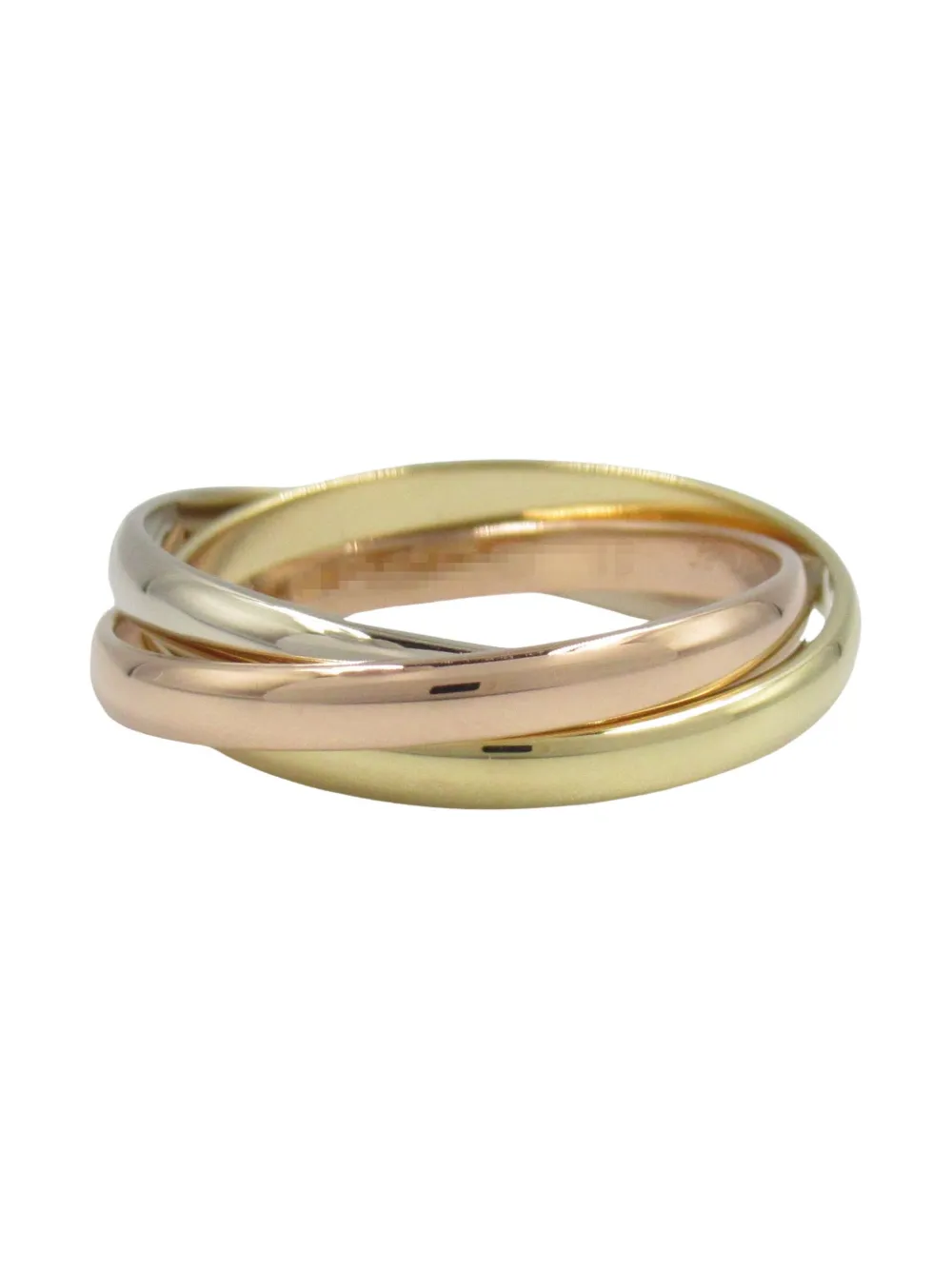 Pre-owned Cartier 2010s 18k Yellow Gold Trinity Ring