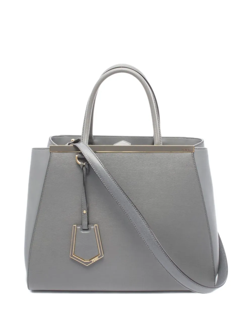 Fendi Pre-Owned 2000s 2jours handbag | Grey | Image 1