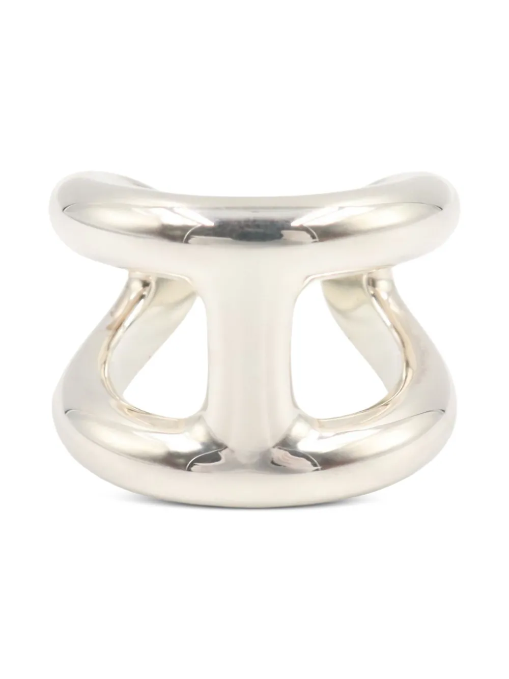 Hermès Pre-Owned 2020s Osmoz ring | Silver | Image 1