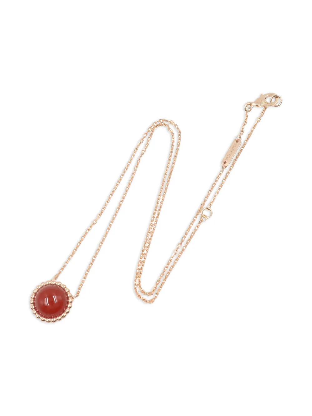 Van Cleef & Arpels 18K玫瑰金 Perlée Kurul 项链（2010年代典藏款） | 红色 | Image 1