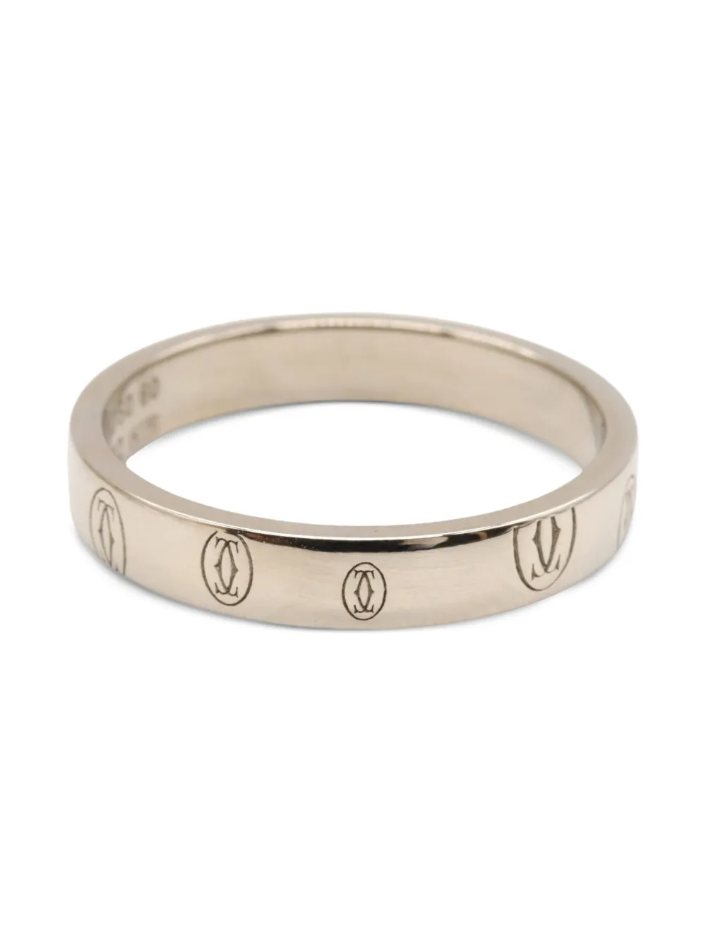 Cartier 2010s 18K white gold Happy Birthday ring | Silver | Image 1