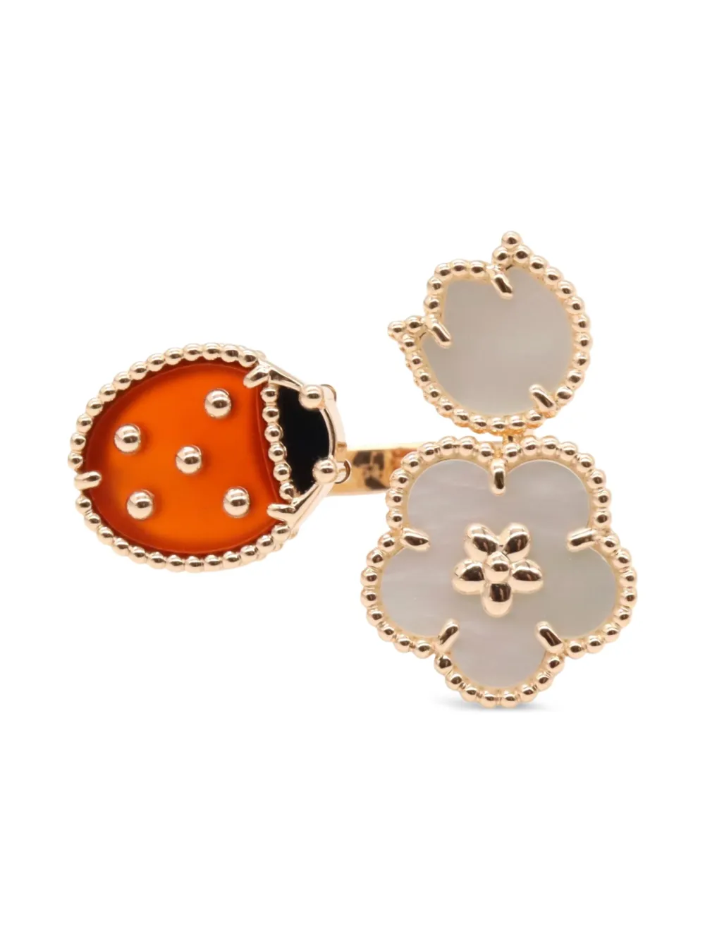 Van Cleef & Arpels 10s 18K rose gold Entree Les Door ring | Pink | Image 1