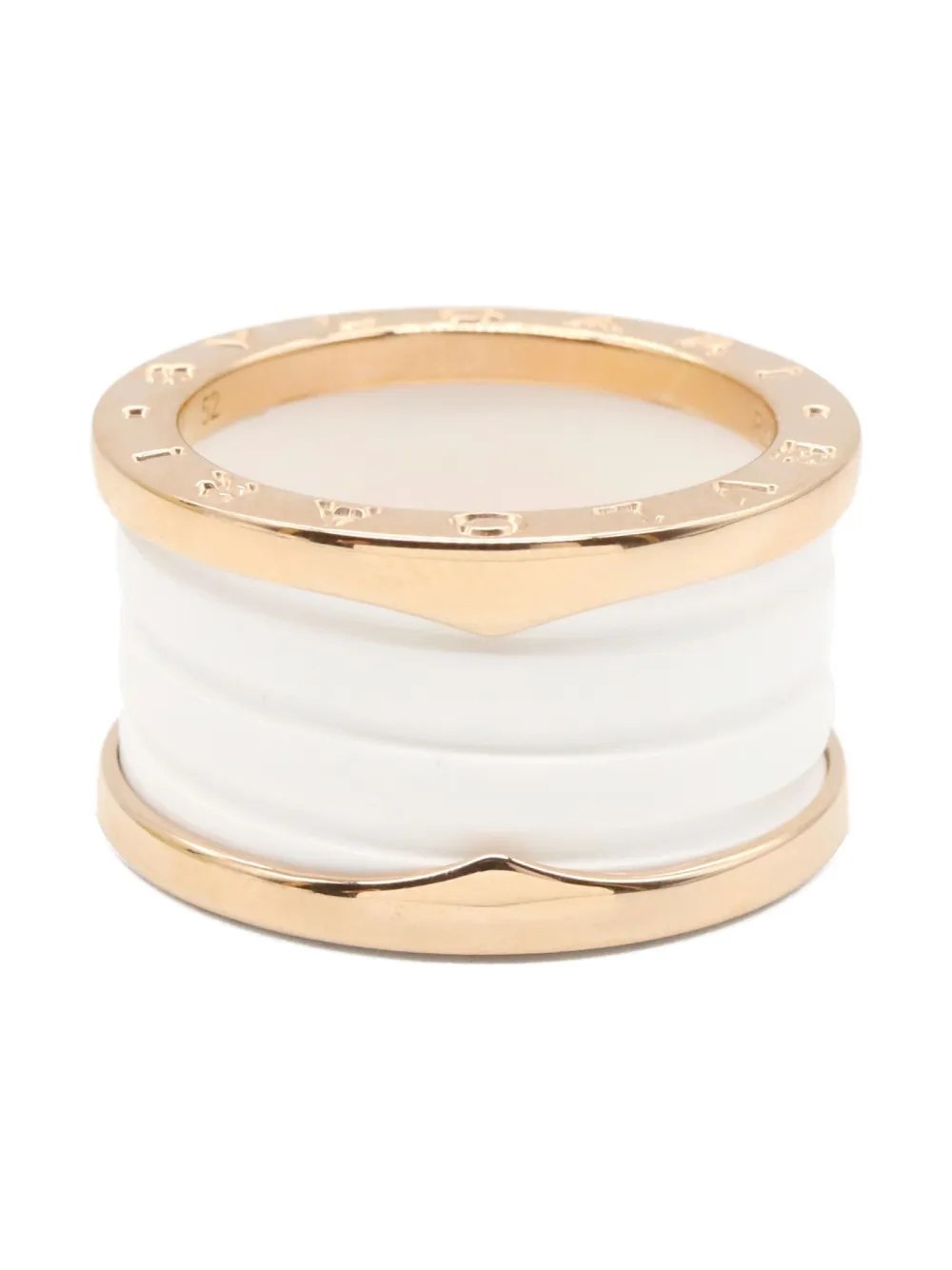 Bvlgari Pre-Owned 10s 18K rose gold B-zero1 ring | Pink | Image 1