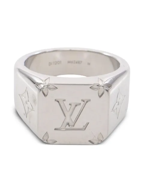 Louis Vuitton Pre-Owned 2021 monogram signet ring