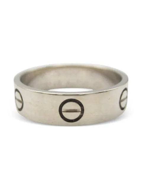 Cartier 2010s 18K white gold Love ring
