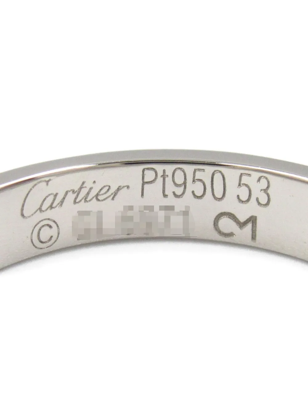 Pre-owned Cartier 2010s Mini Love Ring In Silver