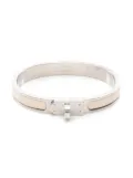 Hermès Pre-Owned 2010 enamel mini click bangle - Silver