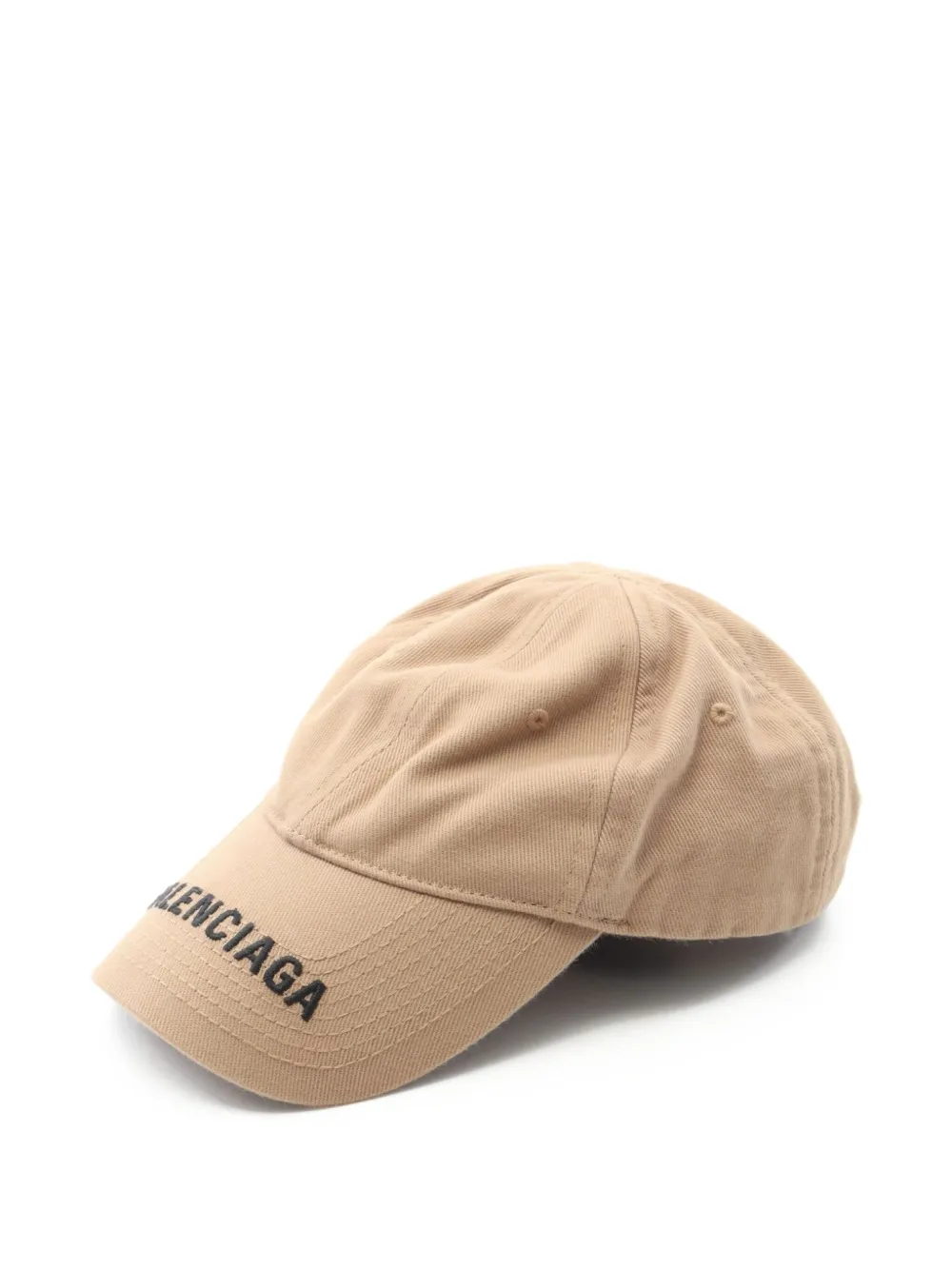Pre-owned Balenciaga 2010s Logo-embroidered Cap In Neutral
