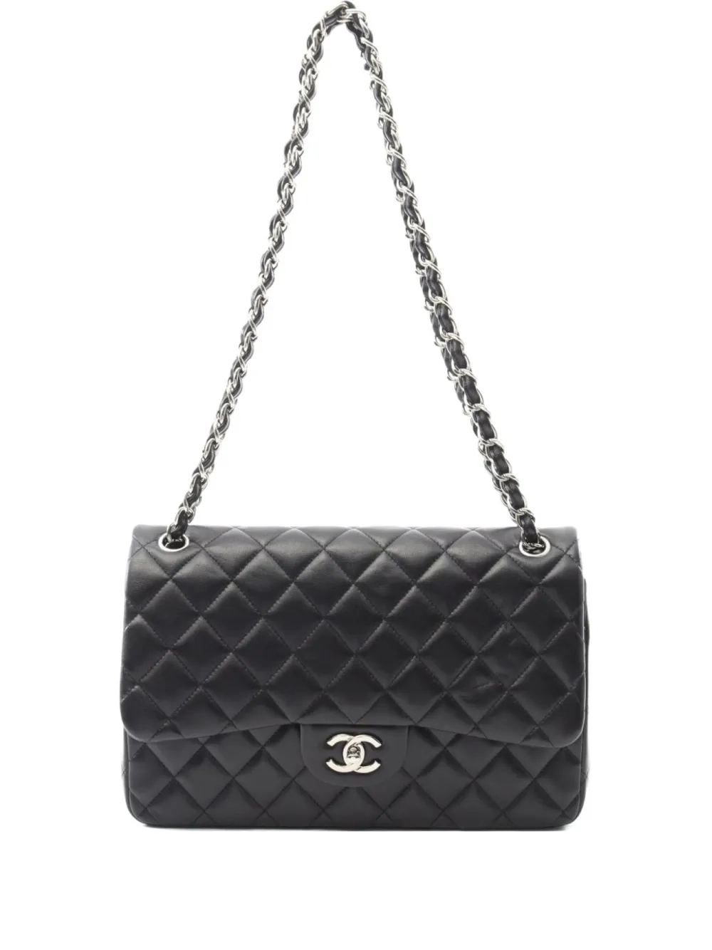 CHANEL Pre-Owned 2019 デカマトラッセ 30 ショルダーバッグ - ブラック CHANEL Pre-Owned 2019 デカマトラッセ 30 ショルダーバッグ - ブラック
