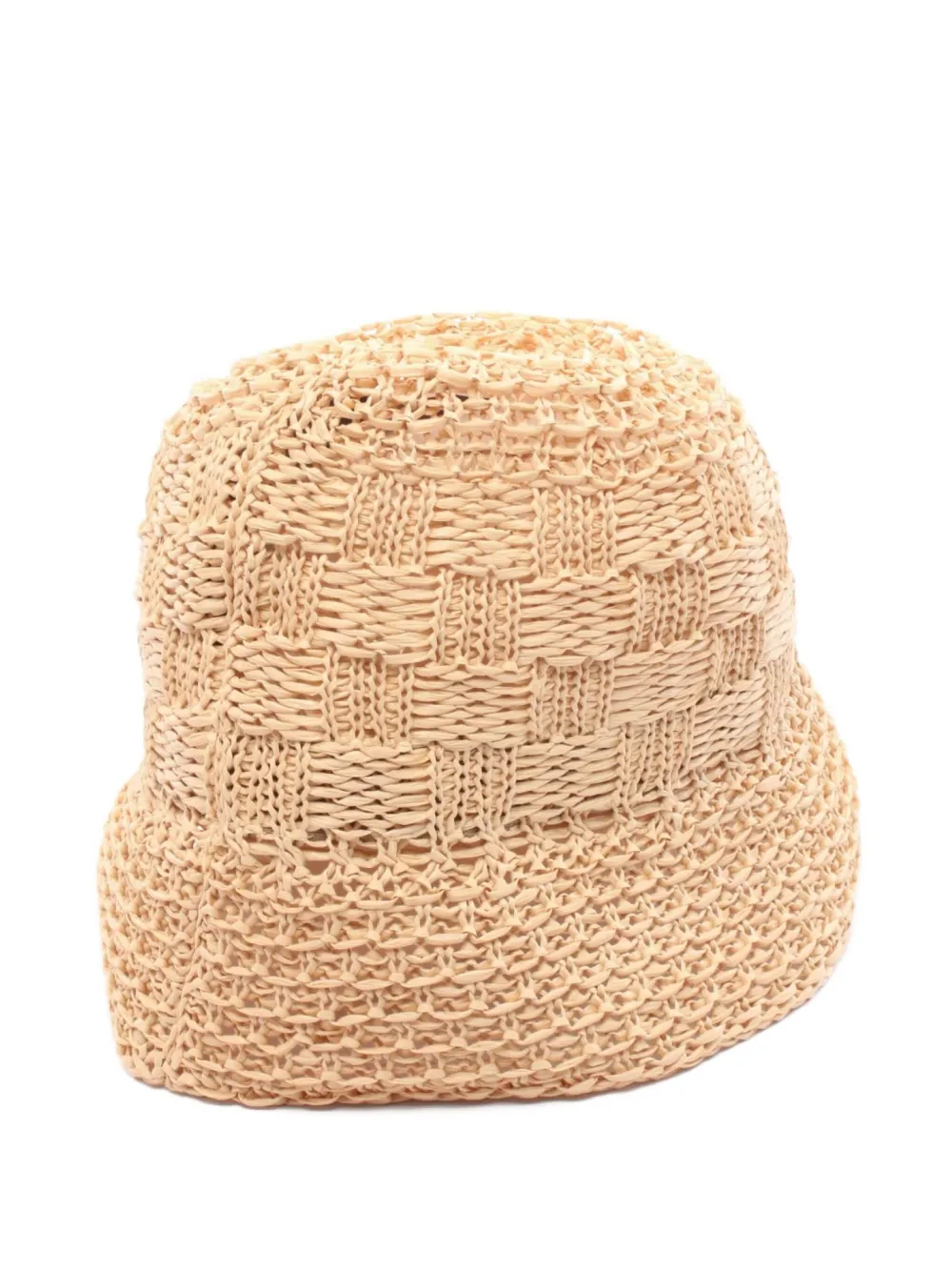 Louis Vuitton Pre-Owned 2024 raffia Damier hat | Image 2