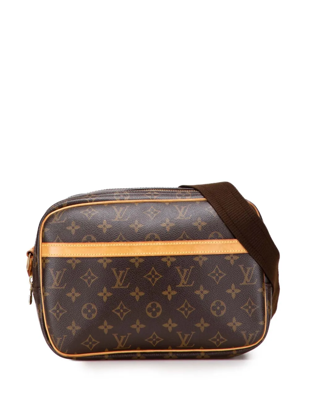 Louis Vuitton Pre-Owned 2007 モノグラム リポーター PM ショルダーバッグ - ブラウン Louis Vuitton Pre-Owned 2007 モノグラム リポーター PM ショルダーバッグ - ブラウン