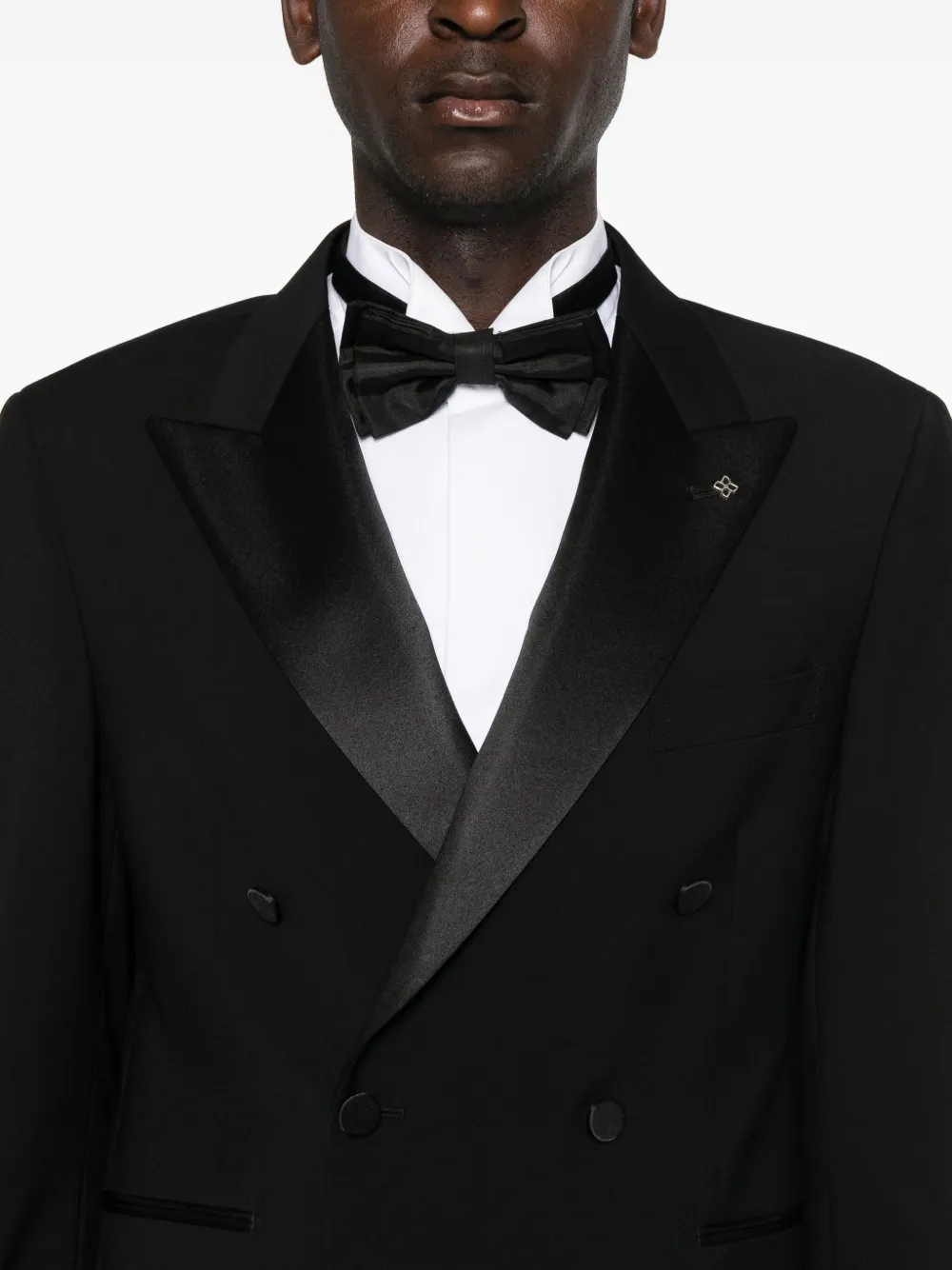 Tagliatore Pak met dubbele rij knopen Zwart