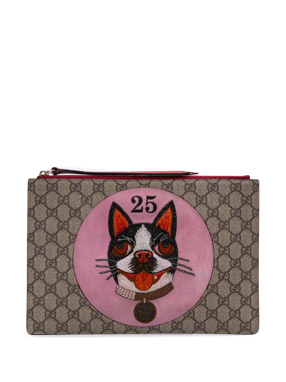 Gucci Pre-Owned 2000-2015 GGスプリーム ボスコ クラッチバッグ - ブラウン Gucci Pre-Owned 2000-2015 GGスプリーム ボスコ クラッチバッグ - ブラウン
